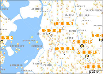 map of Shāhwāla