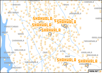 map of Shāhwāla