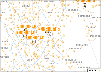 map of Shāhwāla