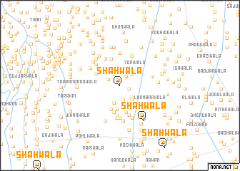 map of Shāhwāla