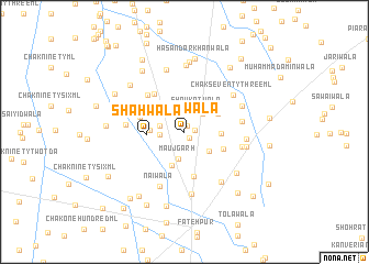 map of Shāhwāla