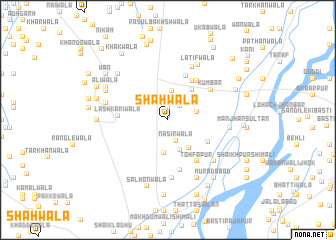 map of Shāhwāla