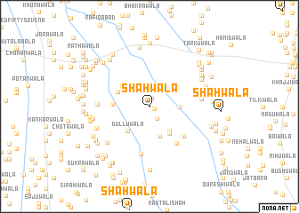 map of Shāhwāla