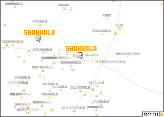 map of Shāhwāla