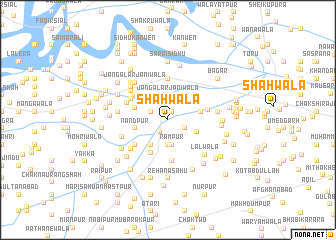 map of Shāhwāla