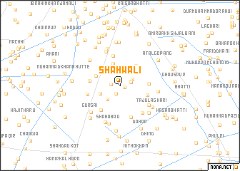 map of Shāhwāli