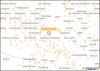 map of Shāhwāli