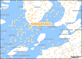 map of Shāh Wasāwa