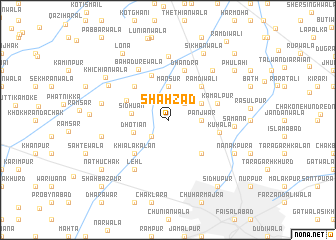 map of Shāhzād