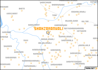 map of Shāh Zamānwāli