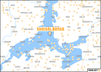 map of Shāidal Bānda