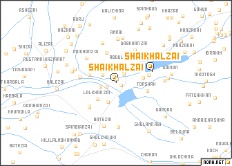 map of Shaikhālzai