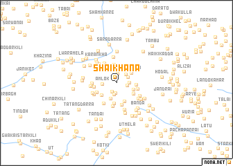 map of Shaikhāna