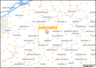 map of Shaikhāna