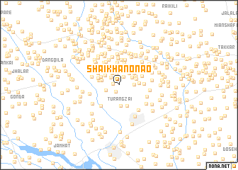 map of Shaikhāno Nāo