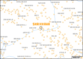 map of Shaikhāwa