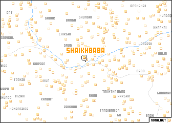 map of Shaikh Bāba