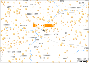 map of Shaikh Bānda