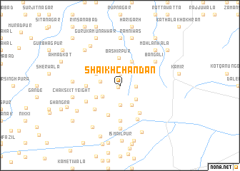 map of Shaikh Chandan