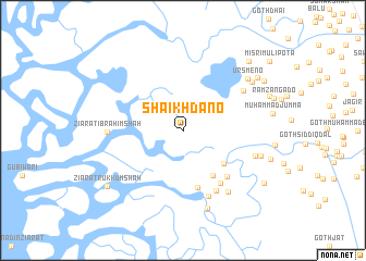 map of Shaikh Dāno