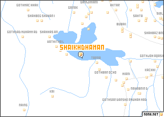 map of Shaikh Dhaman