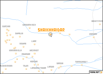 map of Shaikh Haidar