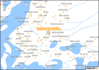 map of Shaikh Ismāīl