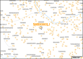 map of Shaikh Kili