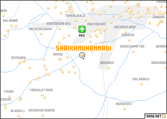 map of Shaikh Muhammadi