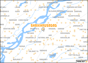 map of Shaikh Mūsa Dād