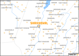 map of Shaikhowāl