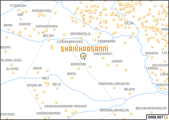 map of Shaikh Pasanni