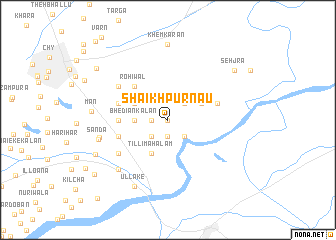 map of Shaikhpur Nau