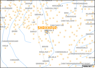 map of Shaikhpur