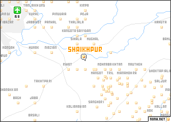 map of Shaikhpur