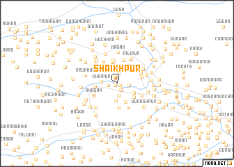 map of Shaikhpur