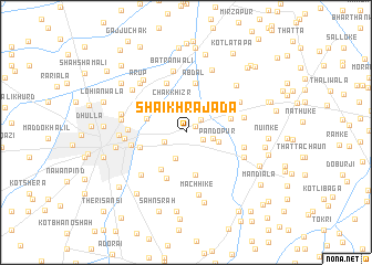 map of Shaikh Rajāda