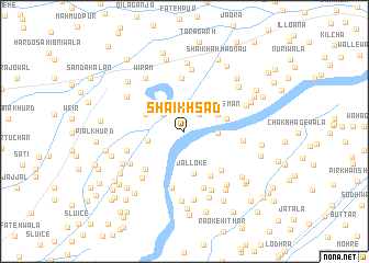 map of Shaikh Sād