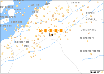 map of Shaikhwāhān