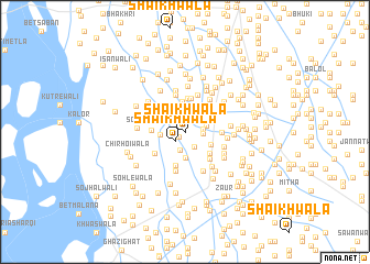 map of Shaikhwāla