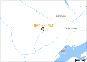 map of Shaikhwāli