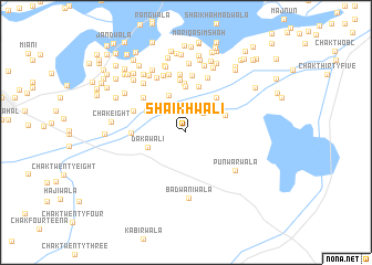 map of Shaikhwāli