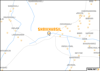 map of Shaikh Wāsil