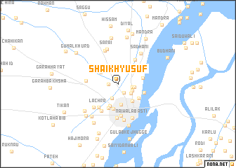 map of Shaikh Yūsuf