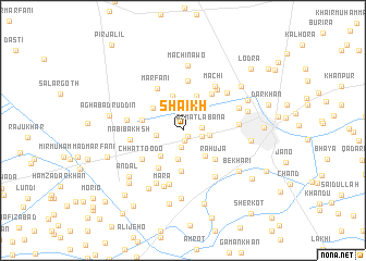 map of Shaikh