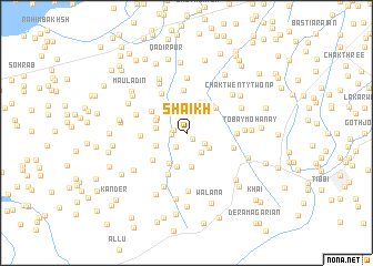 map of Shaikh