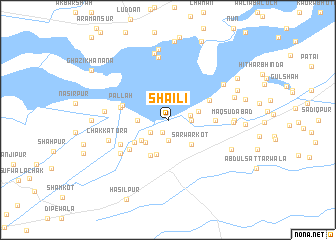 map of Shaili