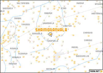 map of Shaini Odanwāla