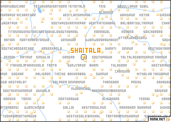 map of Shāitala