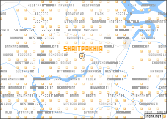 map of Shāitpākhia